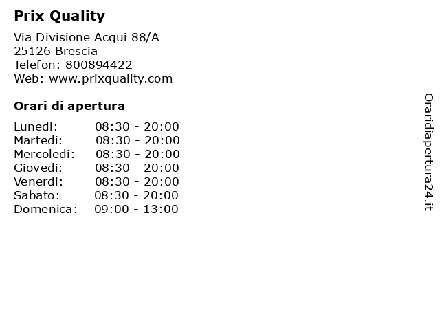 prix via cipro brescia