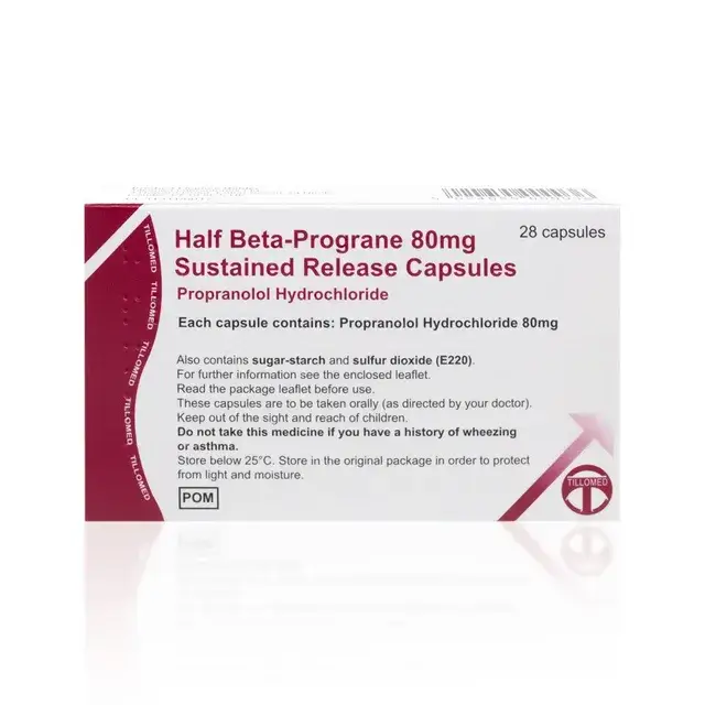 Propranolol 80 Mg 24 Hr Capsule propranolol 80 mg 24 hr capsule