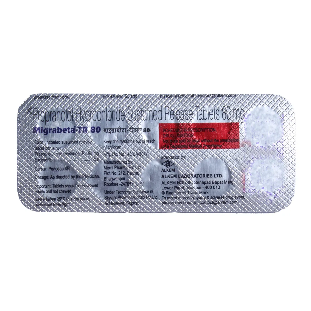 propranolol 80 prix