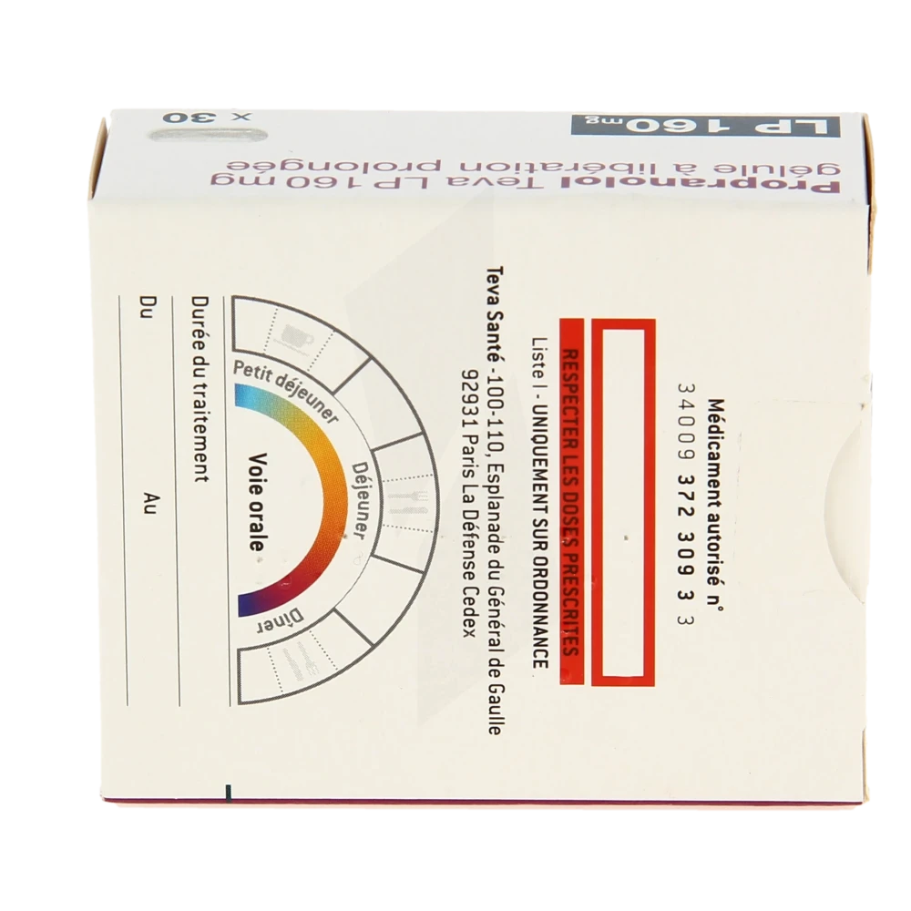 propranolol prix