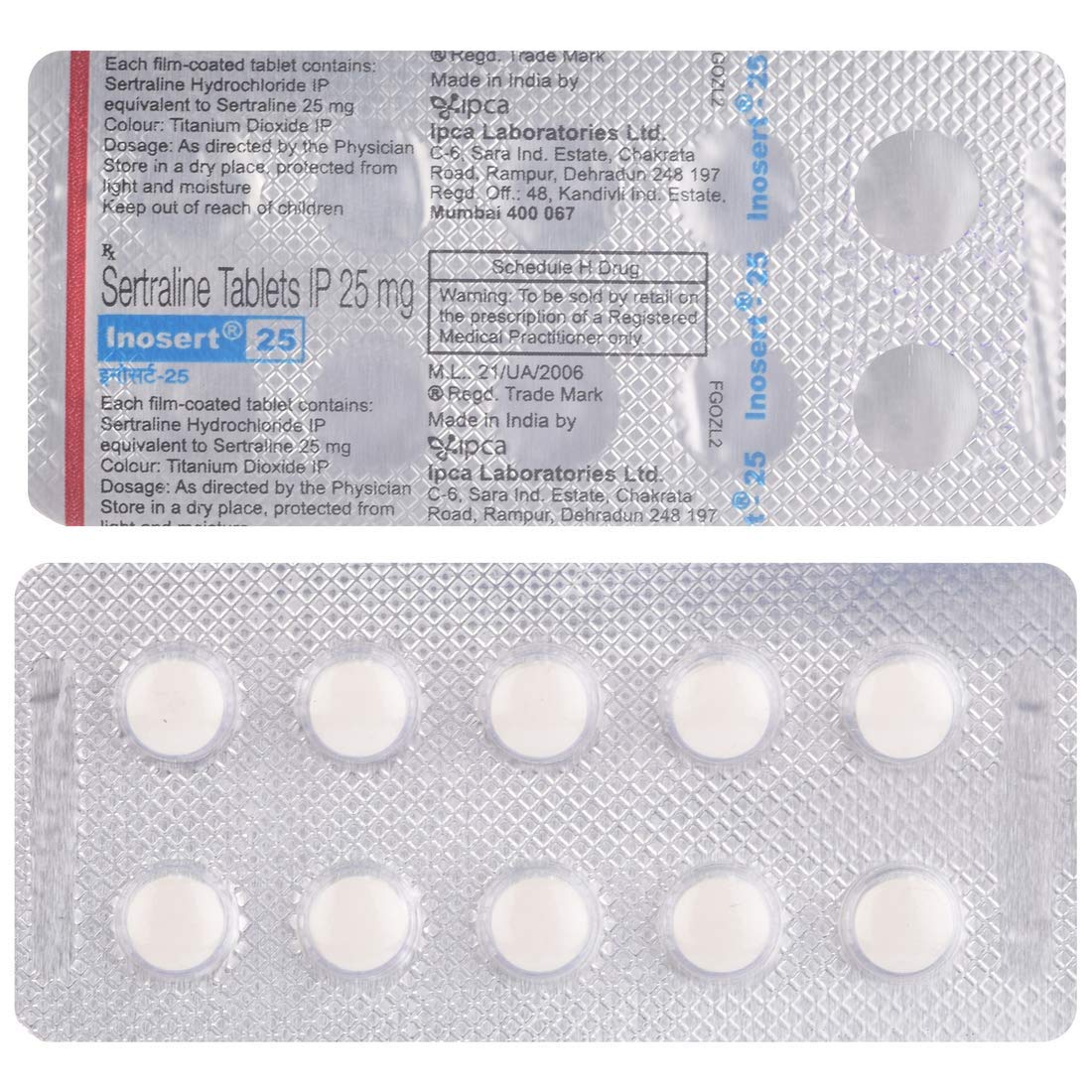 sertraline 25 mg compendium