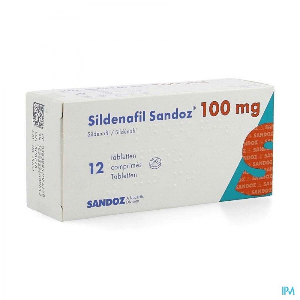 Sildénafil 100mg sandoz
