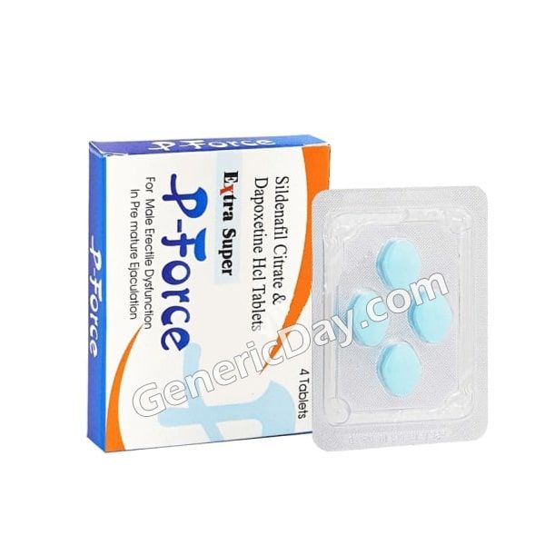 Super p force (sildenafil 100 dapoxetine 60)