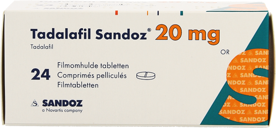 Tadalafil 20 mg sandoz