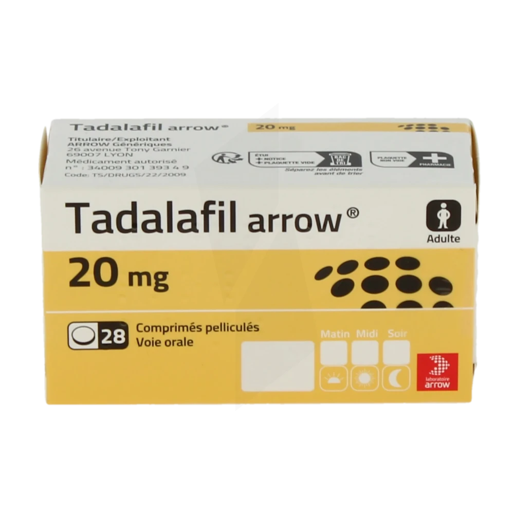 tadalafil arrow prix