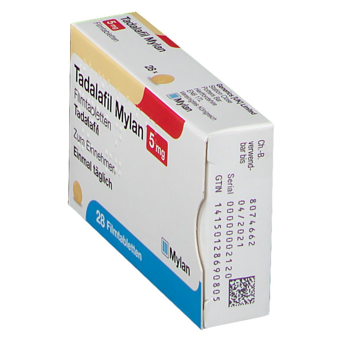 tadalafil mylan 5 mg prix
