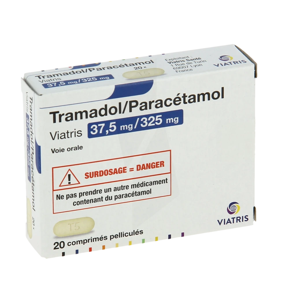 Tramadol paracétamol mylan prix